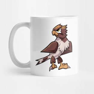 Cute Hawk Drawing Mug